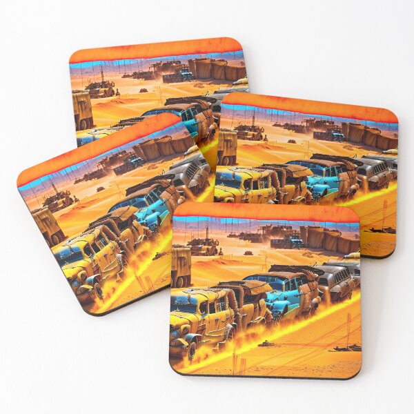 Item preview, A ravaged world of sand dunes and searing heat designed and sold by PixieDustAIArt.