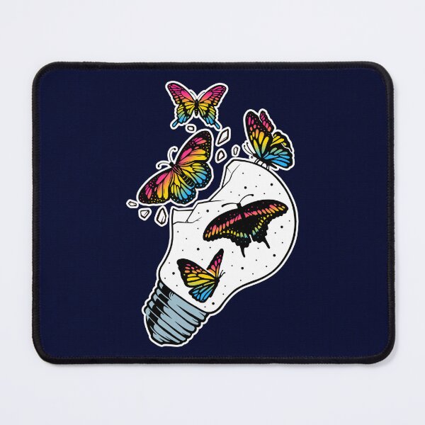 Item preview, LGBTQ Butterflies in Pansexual Flag Colors designed and sold by Savchuk-Vova.