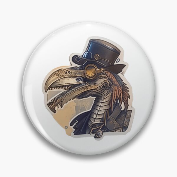 Item preview, Steampunk Pterosauria sticker designed and sold by spoo-art.