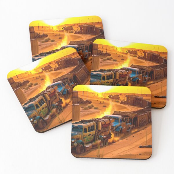 Item preview, A ravaged world of sand dunes and searing heat designed and sold by PixieDustAIArt.