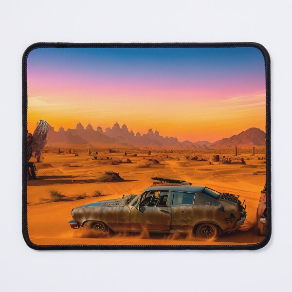 Item preview, A ravaged world of sand dunes and searing heat designed and sold by PixieDustAIArt.