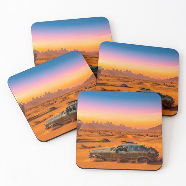 Item preview, A ravaged world of sand dunes and searing heat designed and sold by PixieDustAIArt.