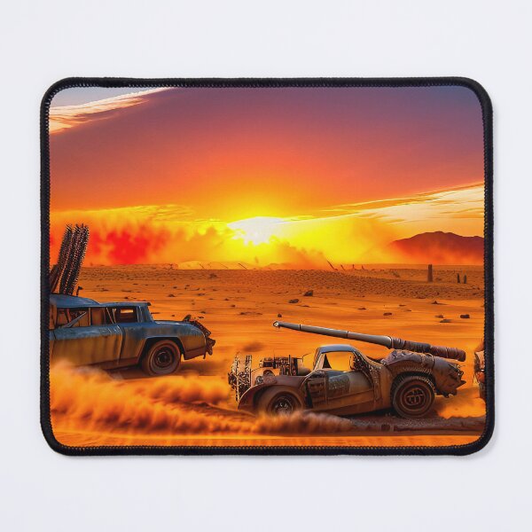 Item preview, A ravaged world of sand dunes and searing heat designed and sold by PixieDustAIArt.