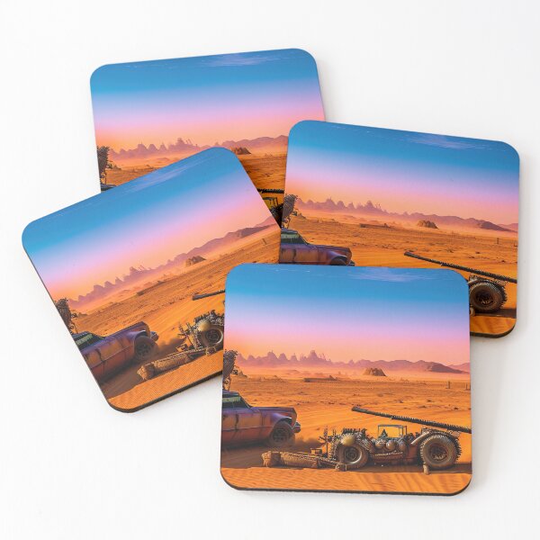 Item preview, A ravaged world of sand dunes and searing heat designed and sold by PixieDustAIArt.