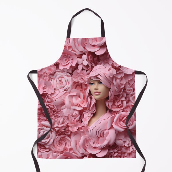 Item preview, The Persistence of Pink Hair amidst dreamlike flowers and pink-hued landscape designed and sold by ignasirus.