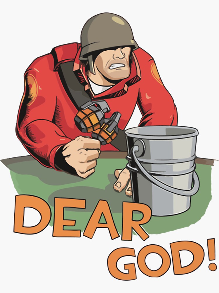 Team Fortress 2 Merch This Is A Bucket Sticker