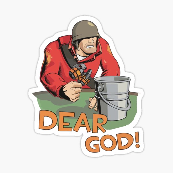 Team Fortress 2 Merch This Is A Bucket Sticker
