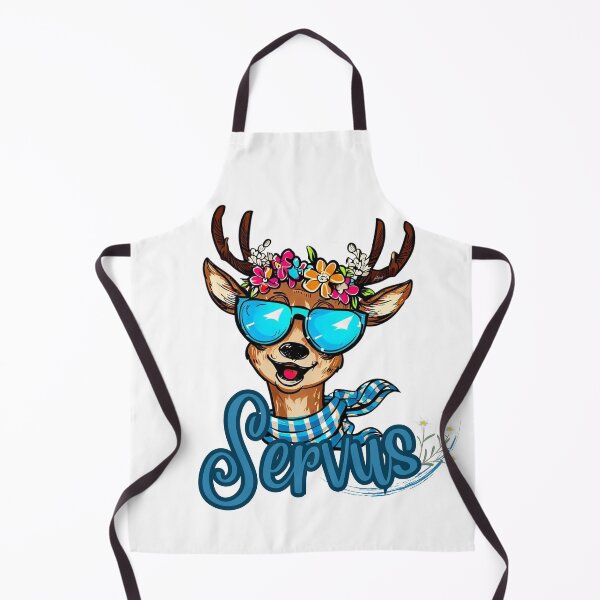 Item preview, Servus deer girl dirndl designed and sold by gringourmand.