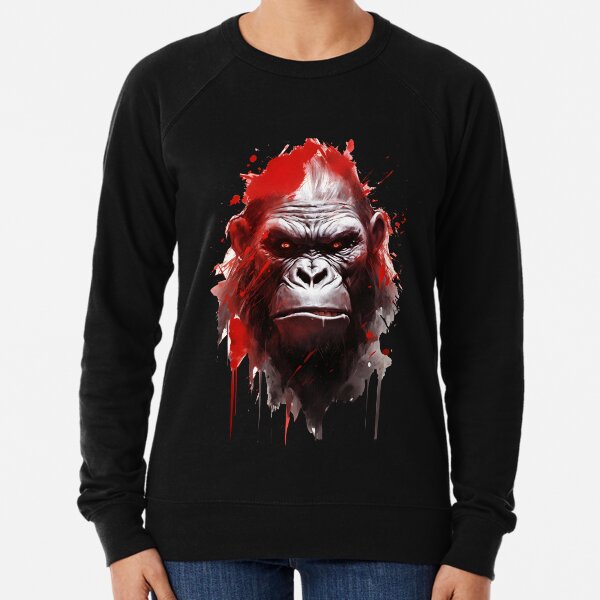 Red sales ape hoodie