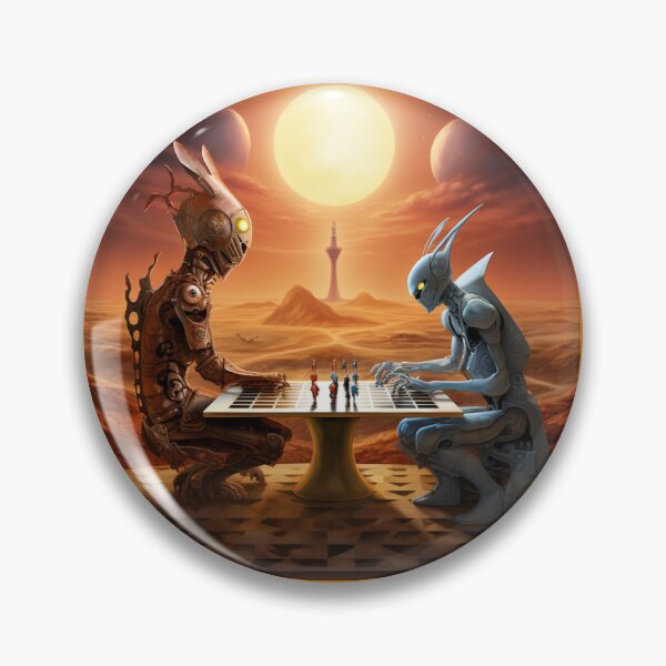 Item preview, alien chess designed and sold by Karl Aldinger.