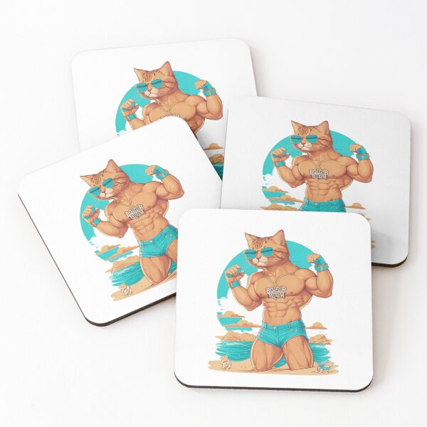 Item preview, Bodybuilder Cat | Arnold the Cat | Aero Color designed and sold by MaFleiva.