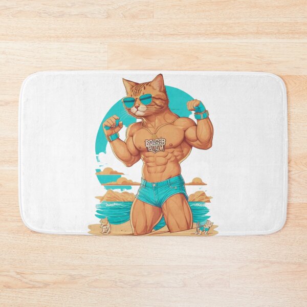 Item preview, Bodybuilder Cat | Arnold the Cat | Aero Color designed and sold by MaFleiva.