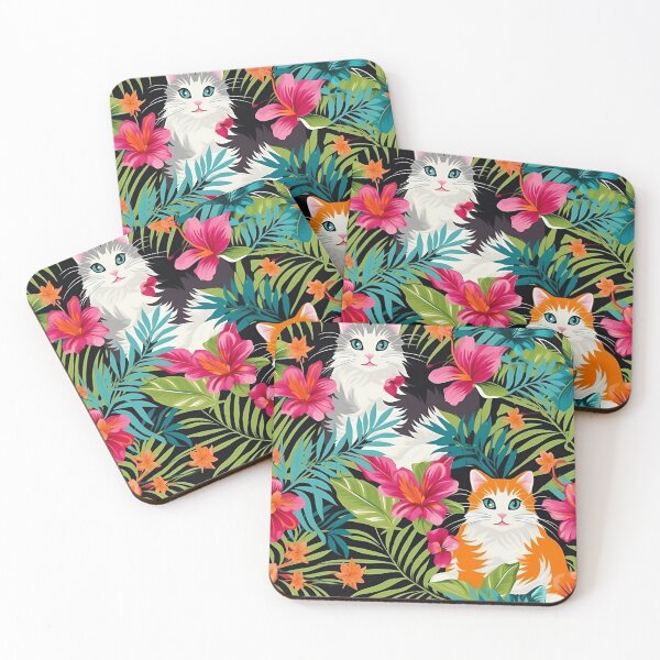 Item preview, Cat Hawaiian Print designed and sold by ShepherdsPieMan.