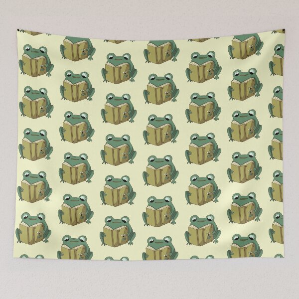 Item preview, Cute frog reading  designed and sold by Mayarart.