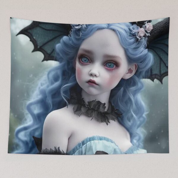 Item preview, Gargoyle Inspired Doll designed and sold by WaryTales.