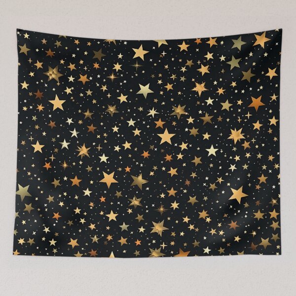 Item preview, A pattern of golden stars designed and sold by TogetherDshop.