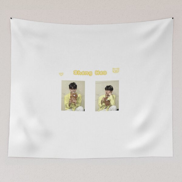 Item preview, ZHANG HAO cute yellow stickers designed and sold by blue-berrie-tea.
