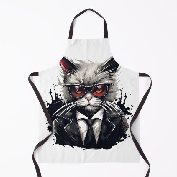 Item preview, Evil Genius Cat in a Suit Funny Design designed and sold by ShepherdsPieMan.