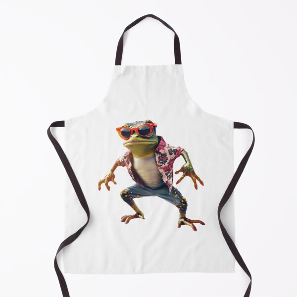 Item preview, Funny frog wearing in colorful summer cloth and sunsglasses designed and sold by Dreamtodream.