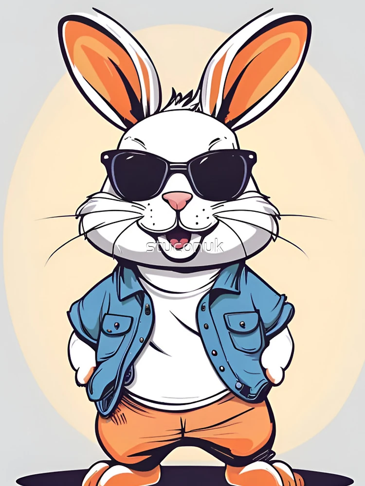 Thumbnail 4 of 4, iPhone Case, Cool Rabbit designed and sold by StuART Creations.