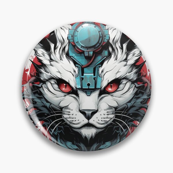 Item preview, Cyberpunk Digital Cat Robot designed and sold by ShepherdsPieMan.