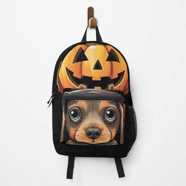 Item preview, Dachshund Puppy Halloween Autmn Pumpkin Witch Hat designed and sold by VermintStudio.