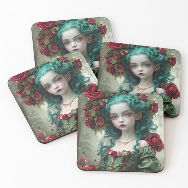 Item preview, Red and Green Jester Inspired designed and sold by WaryTales.