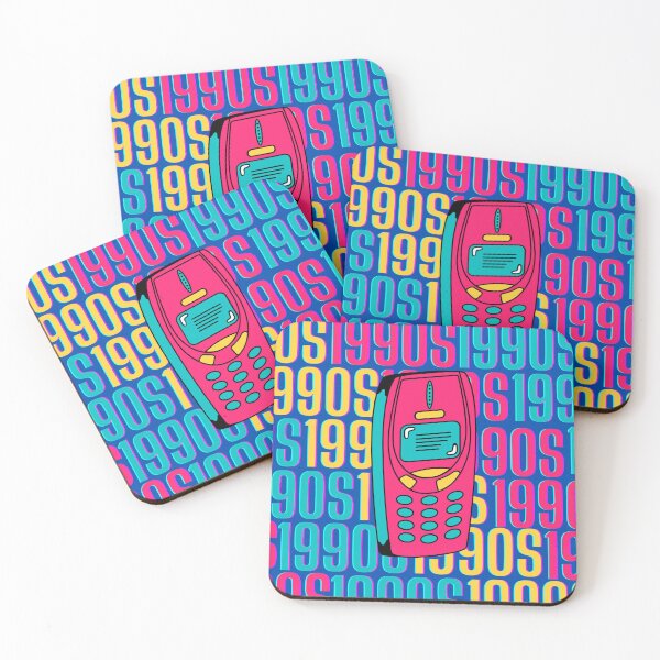 Item preview, 1990s retro design 4 - Dark Blue Background designed and sold by PunjabanJatti.