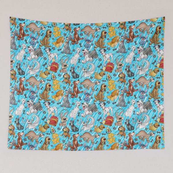 Item preview, Sketched Animation Dogs designed and sold by Rainbows Galore.
