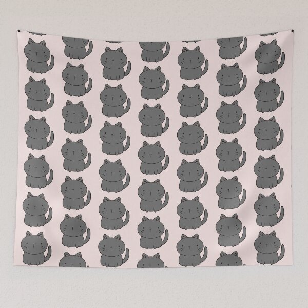 Item preview, Gray cat illustration  designed and sold by Mayarart.