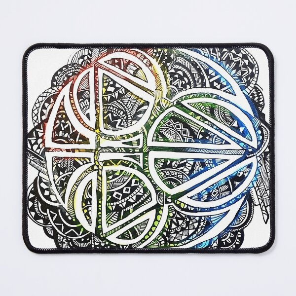 Item preview, Dirk Gently logo hand drawn pattern  designed and sold by isseybeanart.