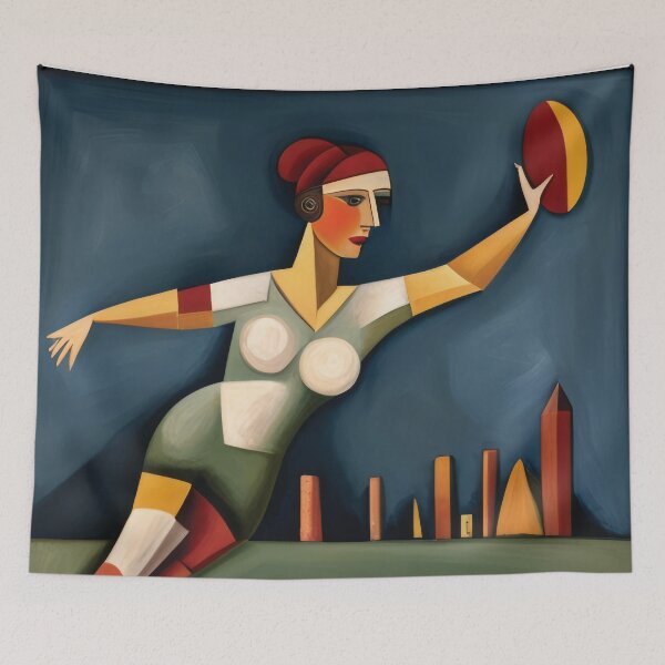 Item preview, The rugby player. designed and sold by Reunimage.