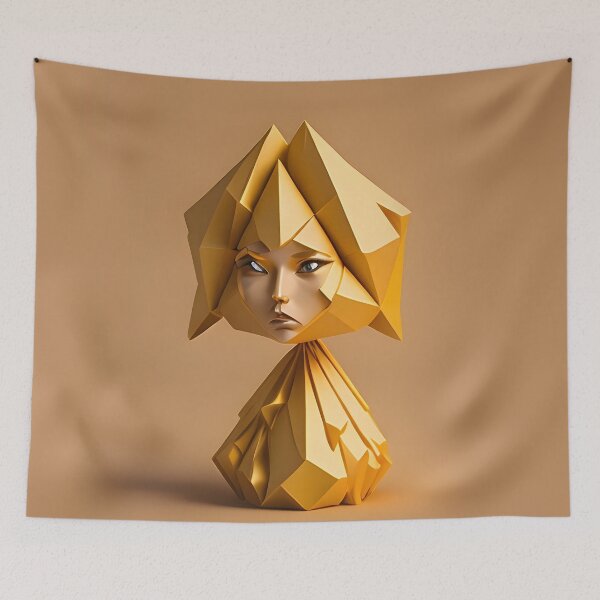 Item preview, Creative character in polygonal style designed and sold by niesporekstudio.