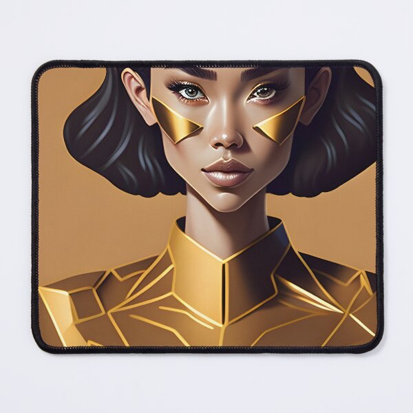 Item preview, Woman designed in polygonal style designed and sold by niesporekstudio.