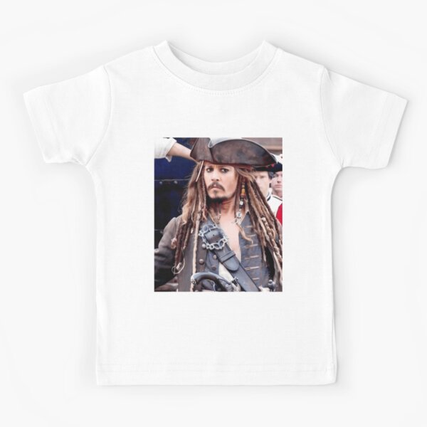 Disney Pirates Of The Caribbean Jack Sparrow Skull Banner Shirt