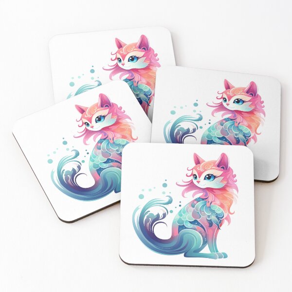 Item preview, Mermaid Cat Digital Art designed and sold by ShepherdsPieMan.