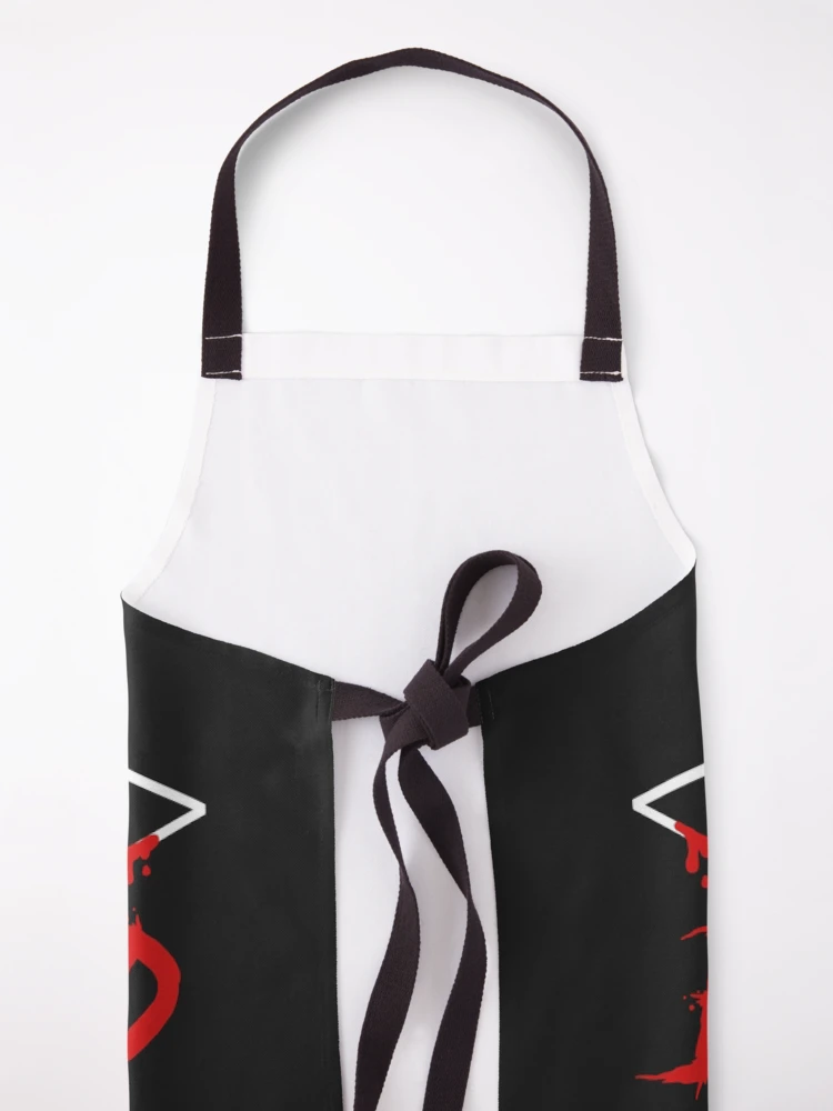 Thumbnail 5 of 6, Apron, Code blooded bleeding code typhorapy  designed and sold by Code  Monkeys.