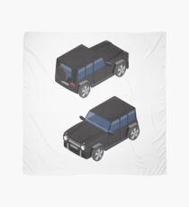 Isometric Transportation. Offroad Car. Isometric Car. Scarf