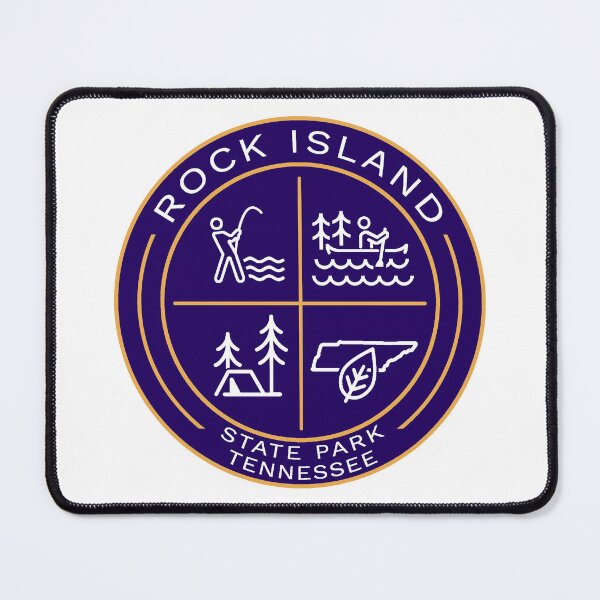 Item preview, Rock Island State Park Tennessee Heraldic Logo designed and sold by VanyaKar.