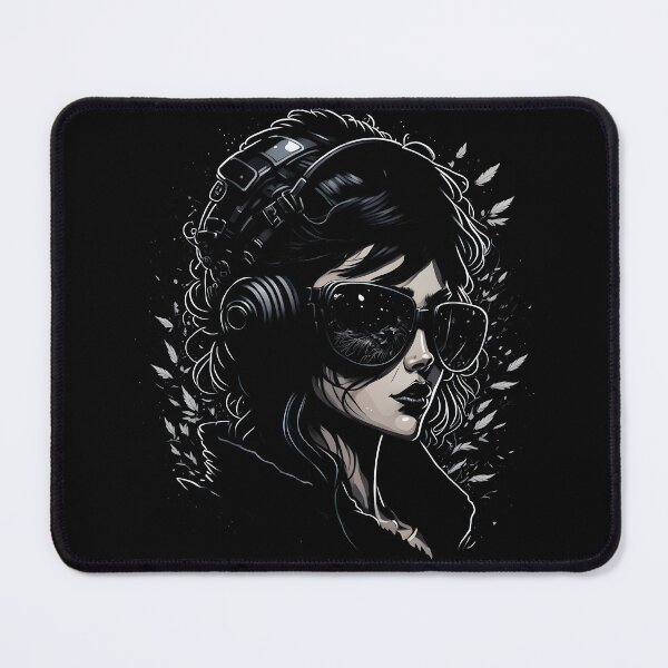 Item preview, Dark Haired Steampunk Pilot Woman Portrait designed and sold by SoccaTamam.