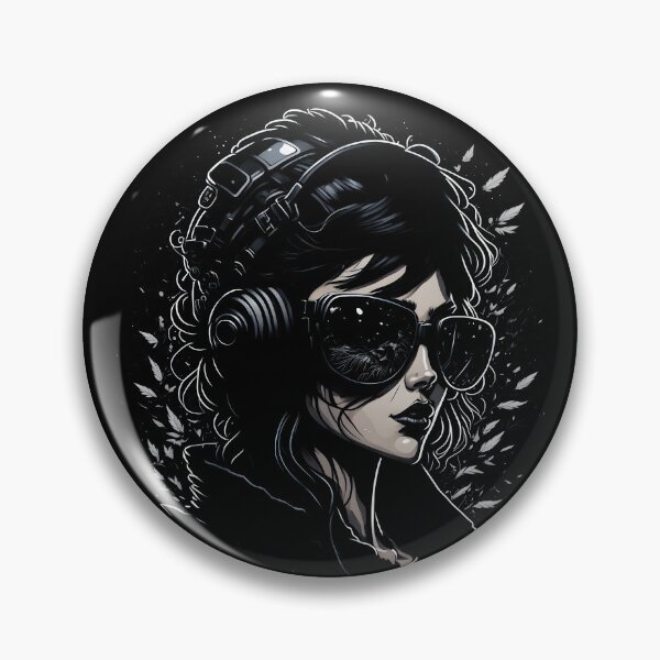 Item preview, Dark Haired Steampunk Pilot Woman Portrait designed and sold by SoccaTamam.