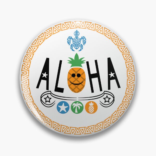Item preview, Aloha Pineapple Design (Version 2), with Black Lettering designed and sold by VelvetRoom.