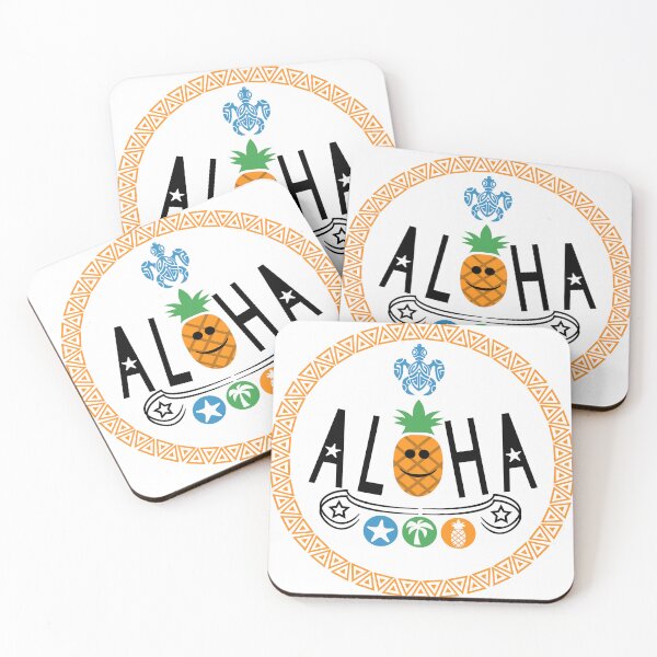 Item preview, Aloha Pineapple Design (Version 2), with Black Lettering designed and sold by VelvetRoom.