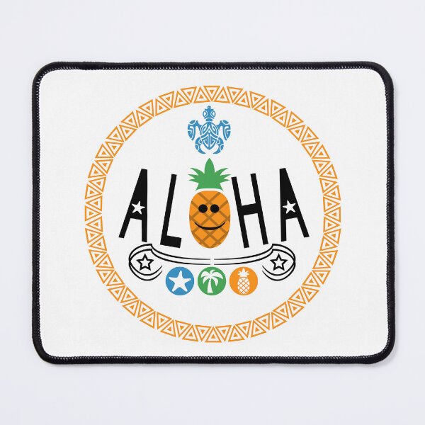 Item preview, Aloha Pineapple Design (Version 2), with Black Lettering designed and sold by VelvetRoom.