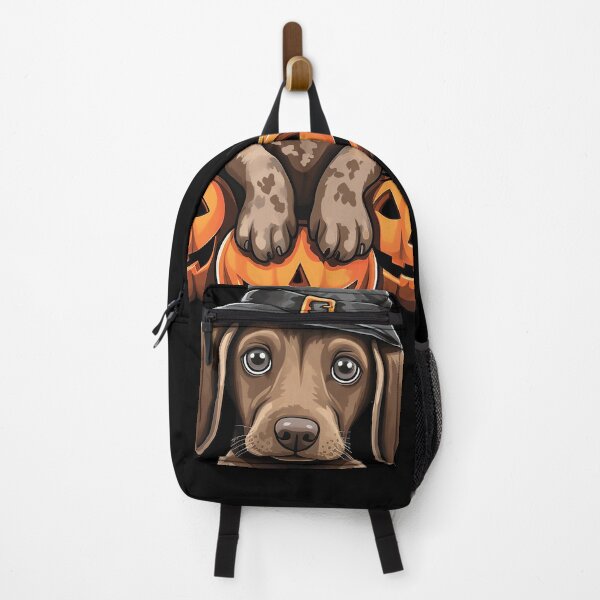 Item preview, German Shorthaired Pointer Halloween Autumn Puppy Pumpkins designed and sold by VermintStudio.