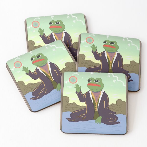 Item preview, Pepe the Magician Tarot Card designed and sold by t3nderness.