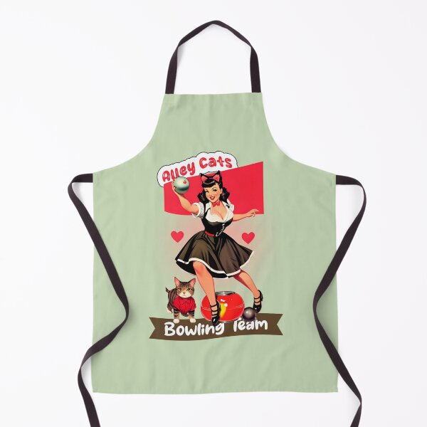 Artikelvorschau, Alley Cats Bowling Team – Lustiges Pinup-Girl von CallisC Arts entworfen und verkauft von CallisC-Arts.