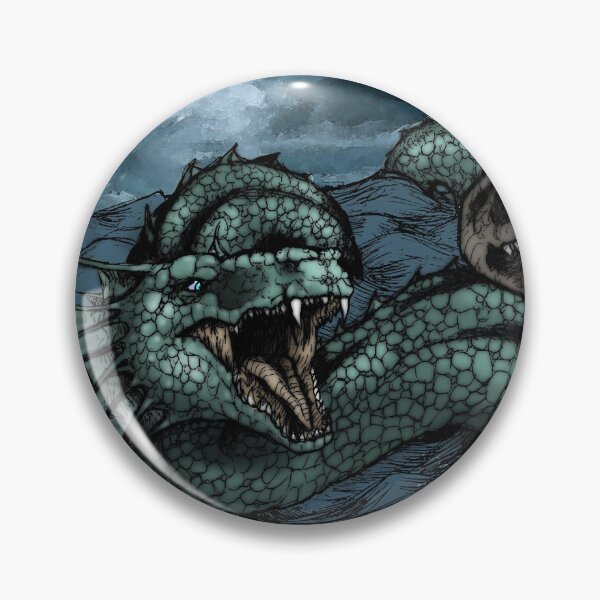 Item preview, sea monster fight designed and sold by JessTa-Sea.