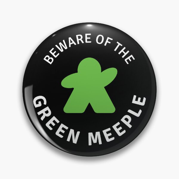 Item preview, Beware of the Green Meeple designed and sold by Amarentia.