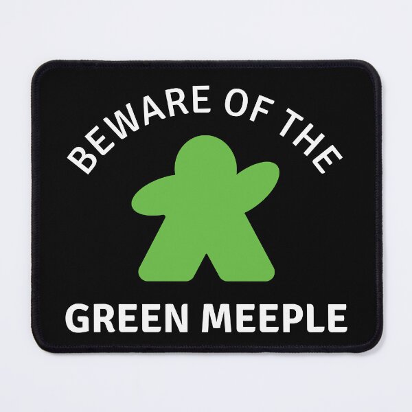 Item preview, Beware of the Green Meeple designed and sold by Amarentia.